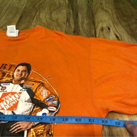Vintage NASCAR Tony Stewart #20 Double Sided Orange Mens Large Chase Authentic - Picture 8 of 14